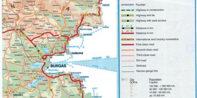 बल्गेरियाई काला सागर तट के नक्शे