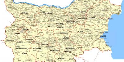बुल्गारिया देश का नक्शा