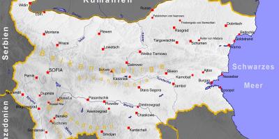 बुल्गारिया के शहरों के नक्शे